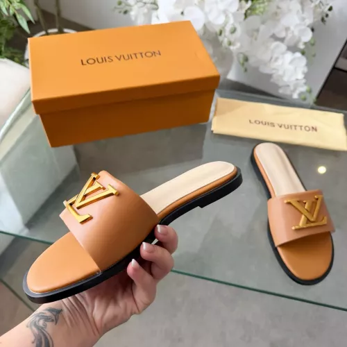 Cheap Louis Vuitton Slippers For Women #1382288 Replica Wholesale [$82.00 USD] [ITEM#1382288] on Replica Louis Vuitton Slippers