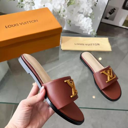 Cheap Louis Vuitton Slippers For Women #1382289 Replica Wholesale [$82.00 USD] [ITEM#1382289] on Replica Louis Vuitton Slippers