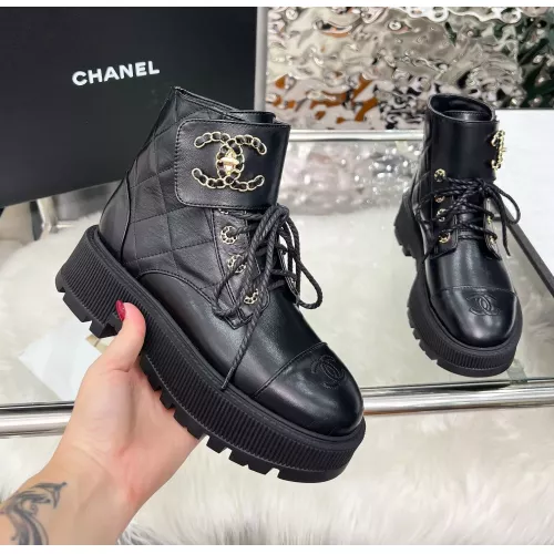 Cheap Chanel Boots For Women #1382304 Replica Wholesale [$115.00 USD] [ITEM#1382304] on Replica Chanel Boots