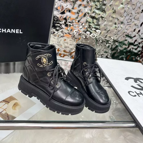 Cheap Chanel Boots For Women #1382304 Replica Wholesale [$115.00 USD] [ITEM#1382304] on Replica Chanel Boots