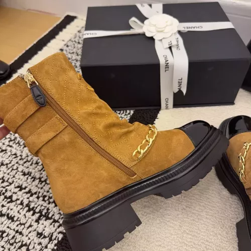 Cheap Chanel Boots For Women #1382310 Replica Wholesale [$145.00 USD] [ITEM#1382310] on Replica Chanel Boots