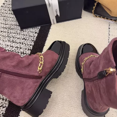 Cheap Chanel Boots For Women #1382311 Replica Wholesale [$145.00 USD] [ITEM#1382311] on Replica Chanel Boots