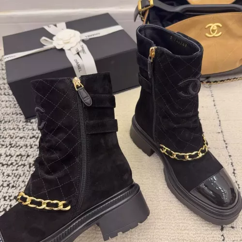 Cheap Chanel Boots For Women #1382312 Replica Wholesale [$145.00 USD] [ITEM#1382312] on Replica Chanel Boots