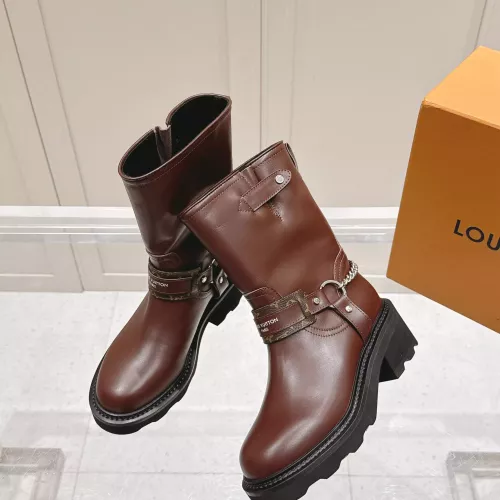 Cheap Louis Vuitton Boots For Women #1382335 Replica Wholesale [$155.00 USD] [ITEM#1382335] on Replica Louis Vuitton Boots
