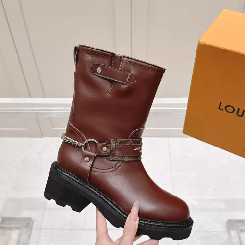 Cheap Louis Vuitton Boots For Women #1382335 Replica Wholesale [$155.00 USD] [ITEM#1382335] on Replica Louis Vuitton Boots