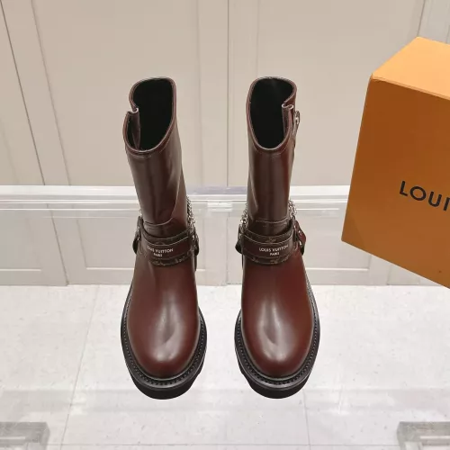 Cheap Louis Vuitton Boots For Women #1382335 Replica Wholesale [$155.00 USD] [ITEM#1382335] on Replica Louis Vuitton Boots