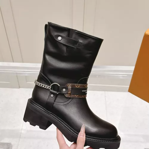 Cheap Louis Vuitton Boots For Women #1382343 Replica Wholesale [$155.00 USD] [ITEM#1382343] on Replica Louis Vuitton Boots