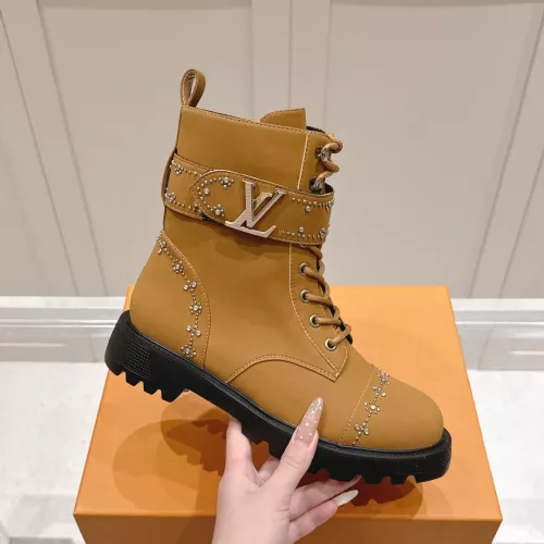 Cheap Louis Vuitton Boots For Women #1382363 Replica Wholesale [$170.00 USD] [ITEM#1382363] on Replica Louis Vuitton Boots