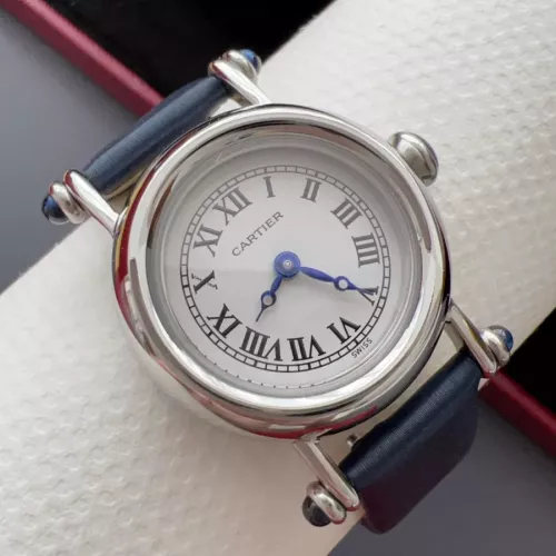 Cheap Cartier AAA Quality Watches In Navy For Women #1382437 Replica Wholesale [$135.00 USD] [ITEM#1382437] on Replica Cartier AAA Quality Watches