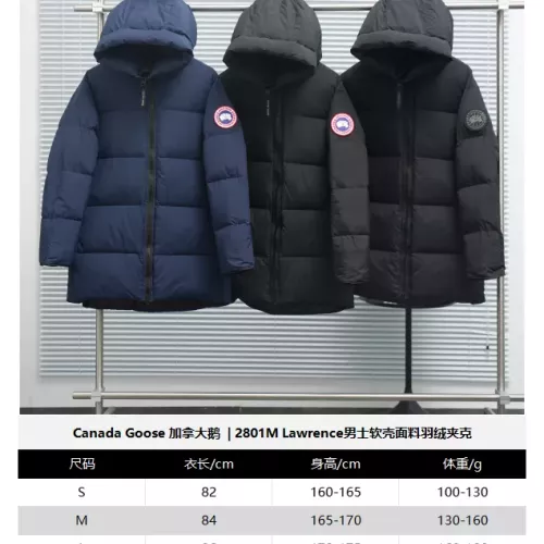 Cheap Canada Goose Down Feather Coat Long Sleeved For Men #1382474 Replica Wholesale [$185.00 USD] [ITEM#1382474] on Replica Canada Goose Down Feather Coat