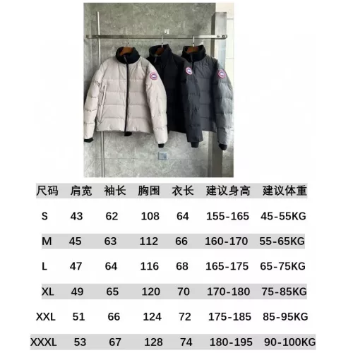 Cheap Canada Goose Down Feather Coat Long Sleeved For Men #1382496 Replica Wholesale [$162.00 USD] [ITEM#1382496] on Replica Canada Goose Down Feather Coat