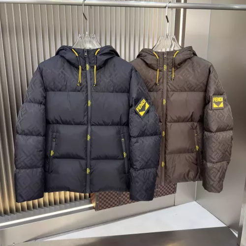 Cheap Fendi Down Feather Coat Long Sleeved For Men #1382498 Replica Wholesale [$225.00 USD] [ITEM#1382498] on Replica Fendi Down Feather Coat