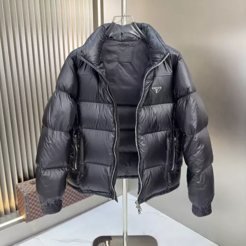 Cheap Prada Down Feather Coat Long Sleeved For Men #1382499 Replica Wholesale [$225.00 USD] [ITEM#1382499] on Replica Prada Down Feather Coat
