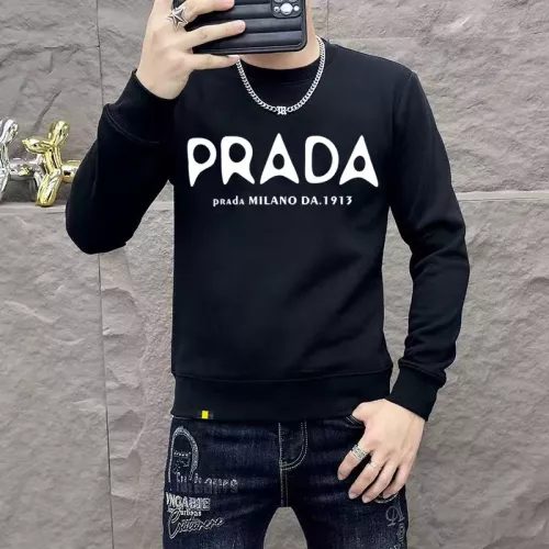 Prada Hoodies Long Sleeved For Men #1382825