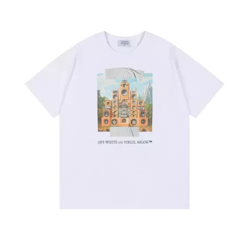 Off-White T-Shirts Short Sleeved For Unisex #1383200