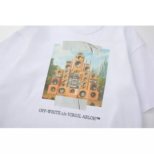 Cheap Off-White T-Shirts Short Sleeved For Unisex #1383200 Replica Wholesale [$34.00 USD] [ITEM#1383200] on Replica Off-White T-Shirts