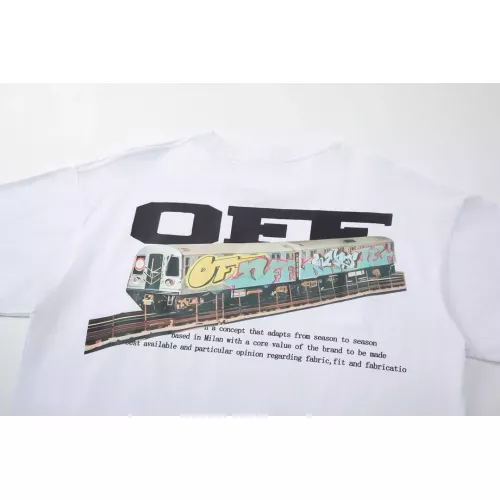 Cheap Off-White T-Shirts Short Sleeved For Unisex #1383200 Replica Wholesale [$34.00 USD] [ITEM#1383200] on Replica Off-White T-Shirts