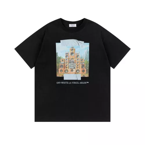 Cheap Off-White T-Shirts Short Sleeved For Unisex #1383201 Replica Wholesale [$34.00 USD] [ITEM#1383201] on Replica Off-White T-Shirts