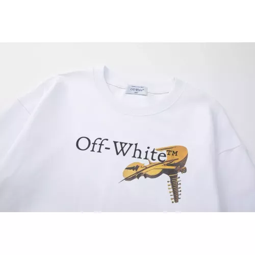 Cheap Off-White T-Shirts Short Sleeved For Unisex #1383205 Replica Wholesale [$34.00 USD] [ITEM#1383205] on Replica Off-White T-Shirts
