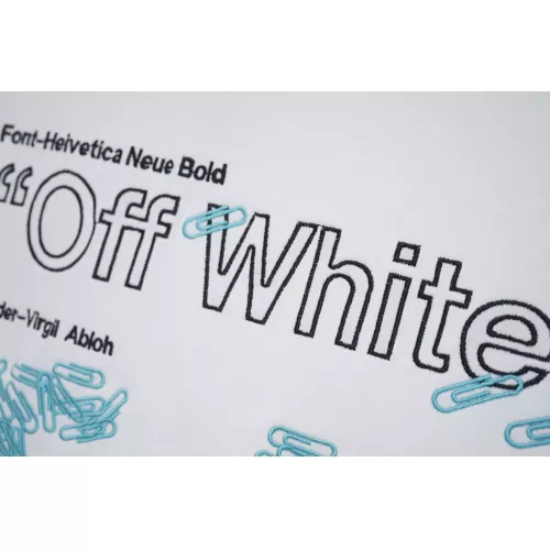 Cheap Off-White T-Shirts Short Sleeved For Unisex #1383211 Replica Wholesale [$36.00 USD] [ITEM#1383211] on Replica Off-White T-Shirts