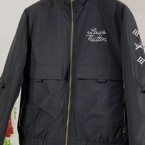 Louis Vuitton LV Down Feather Coat Long Sleeved For Men #1383493