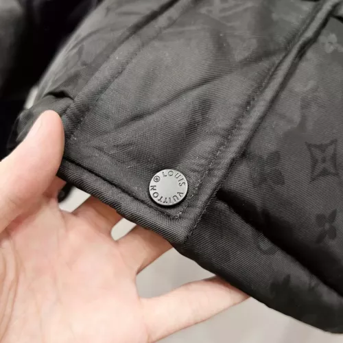 Cheap Louis Vuitton LV Down Feather Coat Long Sleeved For Men #1383576 Replica Wholesale [$125.00 USD] [ITEM#1383576] on Replica Louis Vuitton LV Down Feather Coat
