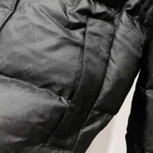 Cheap Louis Vuitton LV Down Feather Coat Long Sleeved For Men #1383576 Replica Wholesale [$125.00 USD] [ITEM#1383576] on Replica Louis Vuitton LV Down Feather Coat