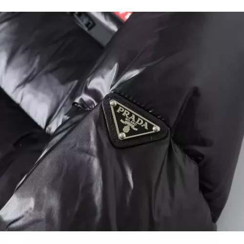 Cheap Prada Down Feather Coat Long Sleeved For Men #1383582 Replica Wholesale [$185.00 USD] [ITEM#1383582] on Replica Prada Down Feather Coat