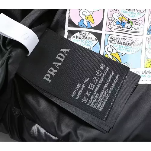 Cheap Prada Down Feather Coat Long Sleeved For Men #1383582 Replica Wholesale [$185.00 USD] [ITEM#1383582] on Replica Prada Down Feather Coat