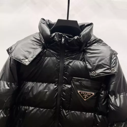 Cheap Prada Down Feather Coat Long Sleeved For Men #1383583 Replica Wholesale [$150.00 USD] [ITEM#1383583] on Replica Prada Down Feather Coat