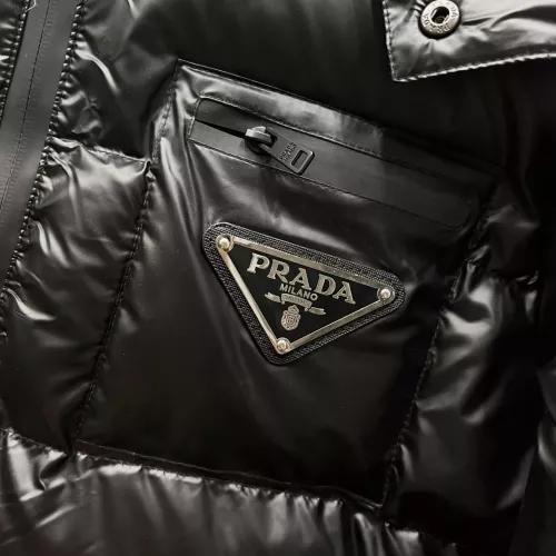 Cheap Prada Down Feather Coat Long Sleeved For Men #1383583 Replica Wholesale [$150.00 USD] [ITEM#1383583] on Replica Prada Down Feather Coat