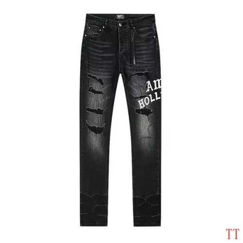 Cheap Amiri Jeans For Men #1383611 Replica Wholesale [$64.00 USD] [ITEM#1383611] on Replica Amiri Jeans