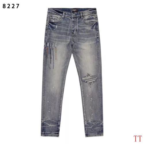 Cheap Amiri Jeans For Men #1383624 Replica Wholesale [$60.00 USD] [ITEM#1383624] on Replica Amiri Jeans