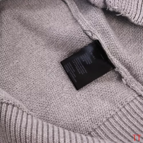 Cheap Amiri Sweaters Long Sleeved For Unisex #1383744 Replica Wholesale [$52.00 USD] [ITEM#1383744] on Replica Amiri Sweaters