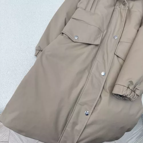 Cheap Prada Down Feather Coat Long Sleeved For Women #1383808 Replica Wholesale [$257.85 USD] [ITEM#1383808] on Replica Prada Down Feather Coat