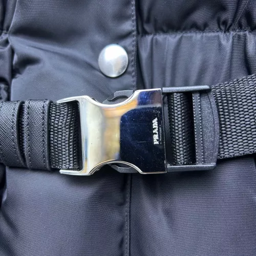 Cheap Prada Down Feather Coat Long Sleeved For Women #1383810 Replica Wholesale [$182.00 USD] [ITEM#1383810] on Replica Prada Down Feather Coat