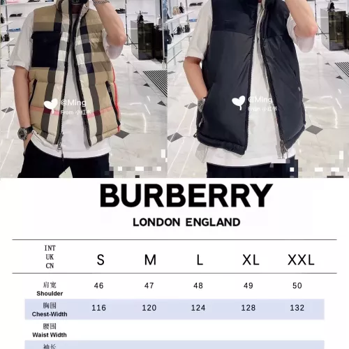 Cheap Burberry Down Feather Coat Sleeveless For Unisex #1383816 Replica Wholesale [$155.00 USD] [ITEM#1383816] on Replica Burberry Down Feather Coat