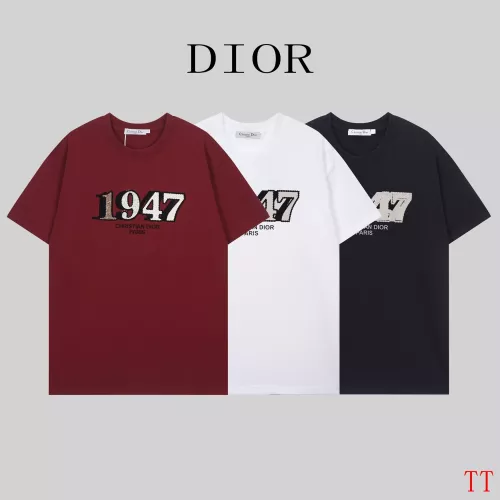 Cheap Christian Dior T-Shirts Short Sleeved For Unisex #1383831 Replica Wholesale [$32.00 USD] [ITEM#1383831] on Replica Christian Dior T-Shirts