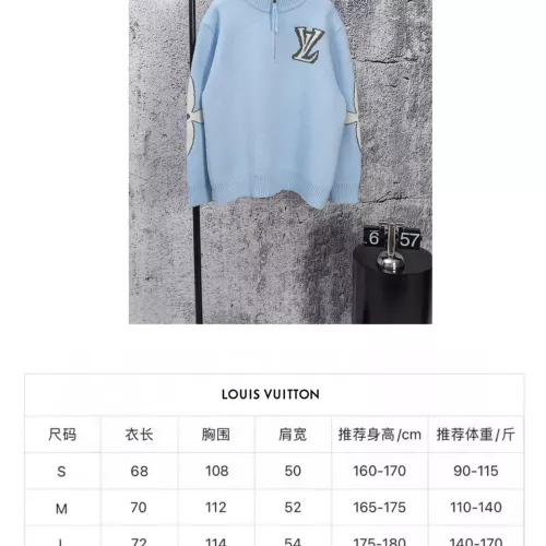 Cheap Louis Vuitton LV Sweaters Long Sleeved For Unisex #1383836 Replica Wholesale [$72.00 USD] [ITEM#1383836] on Replica Louis Vuitton LV Sweaters