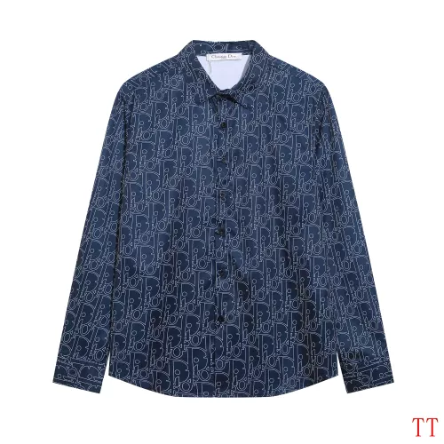 Christian Dior Shirts Long Sleeved For Men #1383840