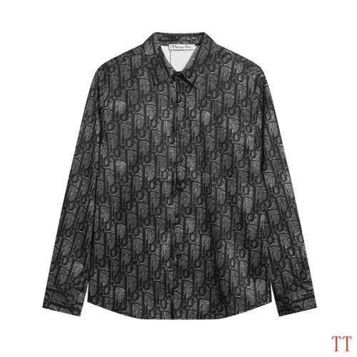 Christian Dior Shirts Long Sleeved For Men #1383841
