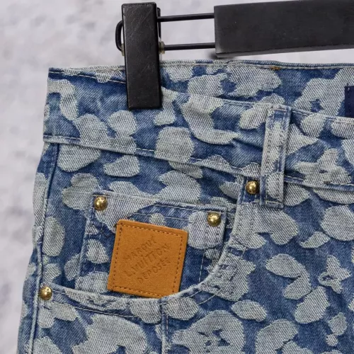 Cheap Louis Vuitton LV Jeans For Unisex #1383847 Replica Wholesale [$72.00 USD] [ITEM#1383847] on Replica Louis Vuitton LV Jeans