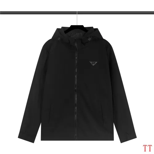 Prada Jackets Long Sleeved For Men #1383886