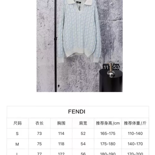 Cheap Fendi Sweaters Long Sleeved For Unisex #1384010 Replica Wholesale [$64.00 USD] [ITEM#1384010] on Replica Fendi Sweaters