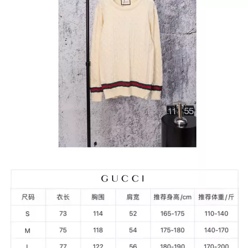 Cheap Gucci Sweaters Long Sleeved For Unisex #1384029 Replica Wholesale [$64.00 USD] [ITEM#1384029] on Replica Gucci Sweaters