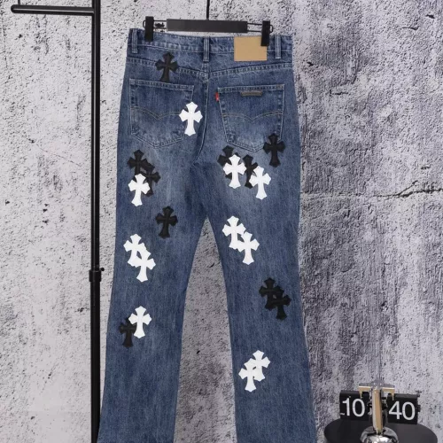 Cheap Chrome Hearts Jeans For Men #1384173 Replica Wholesale [$64.00 USD] [ITEM#1384173] on Replica Chrome Hearts Jeans
