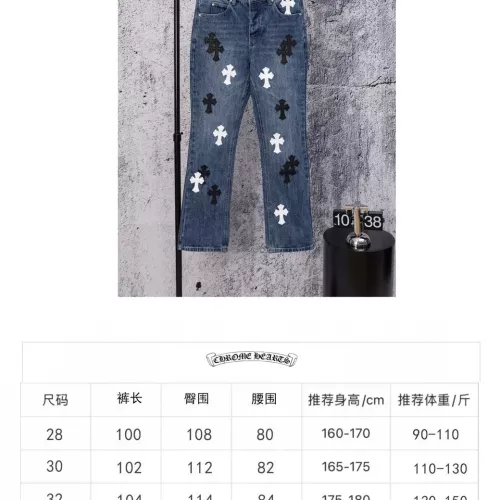 Cheap Chrome Hearts Jeans For Men #1384173 Replica Wholesale [$64.00 USD] [ITEM#1384173] on Replica Chrome Hearts Jeans