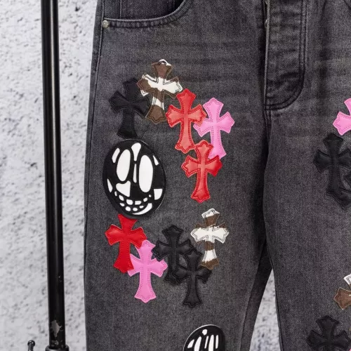 Cheap Chrome Hearts Jeans For Men #1384174 Replica Wholesale [$68.00 USD] [ITEM#1384174] on Replica Chrome Hearts Jeans
