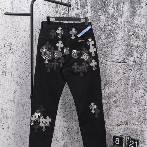 Cheap Chrome Hearts Jeans For Men #1384195 Replica Wholesale [$64.00 USD] [ITEM#1384195] on Replica Chrome Hearts Jeans
