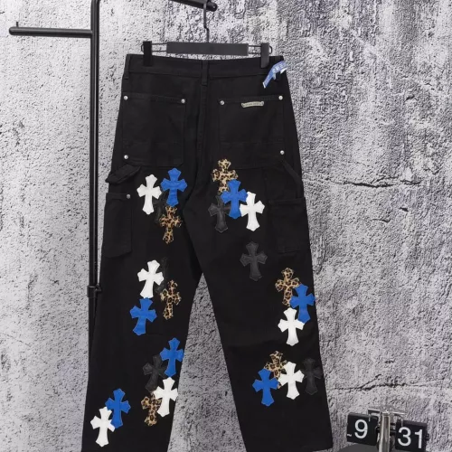Cheap Chrome Hearts Jeans For Men #1384196 Replica Wholesale [$68.00 USD] [ITEM#1384196] on Replica Chrome Hearts Jeans